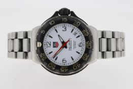 TAG HEUER FORMULA 1 QUARTZ WATCH REFERENCE WAC1211, Approx 36mm stainless steelcase with a screw