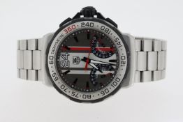 TAG HEUER FORMULA 1 TACHEMETRE QUARTZ WATCH REFERENCE CAH7011, Approx 44mm stainless steel case with