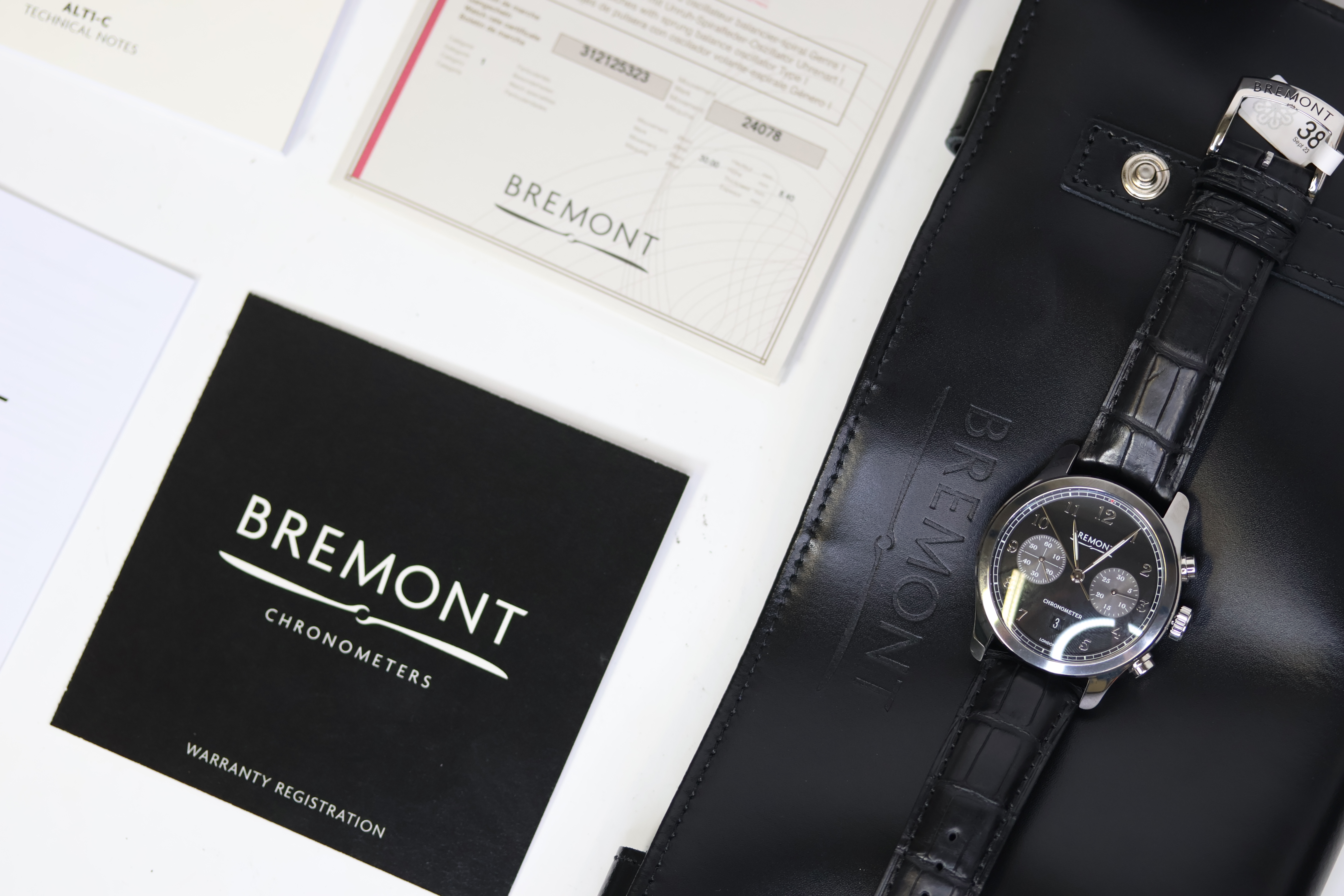 BREMONT ALT1-C CHRONOGRAPH WITH BOX AND CHRONOMETER PAPERS