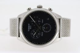 TISSOT PR 100 CHRONOGRAPH QUARTZ WATCH REFERENCE T101417A, Approx 41mm stainless steel case and case