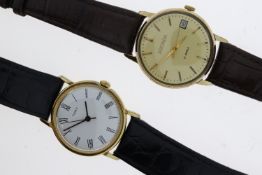 *TO BE SOLD WITHOUT RESERVE* SEKONDA + TIMEX, GOLD PLATED CASES, MANUAL WIND, currently running