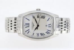 LONGINES EVIDENZA DRESS WATCH REFERENCE L2.655.4, 33mm torneau stainess steel case, Roman