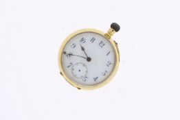 ***TO BE SOLD WITHOUT RESERVE*** VINTAGE 18K PLATED MANUAL WIND POCKET WATCH