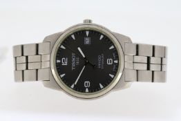 TISSOT PR 100 TITANIUM QUARTZ WATCH, REFERENCE T049410A, Approx 38mm stainless steel case with a