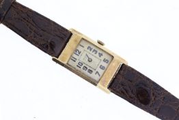 9CT VINTAGE WALTHAM MECHANICAL WRISTWATCH