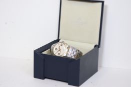 MAURICE LACROIX MILESTONE QUARTZ WATCH REFERENCE 69862 W/BOX, Approx 39mm stainless steel case