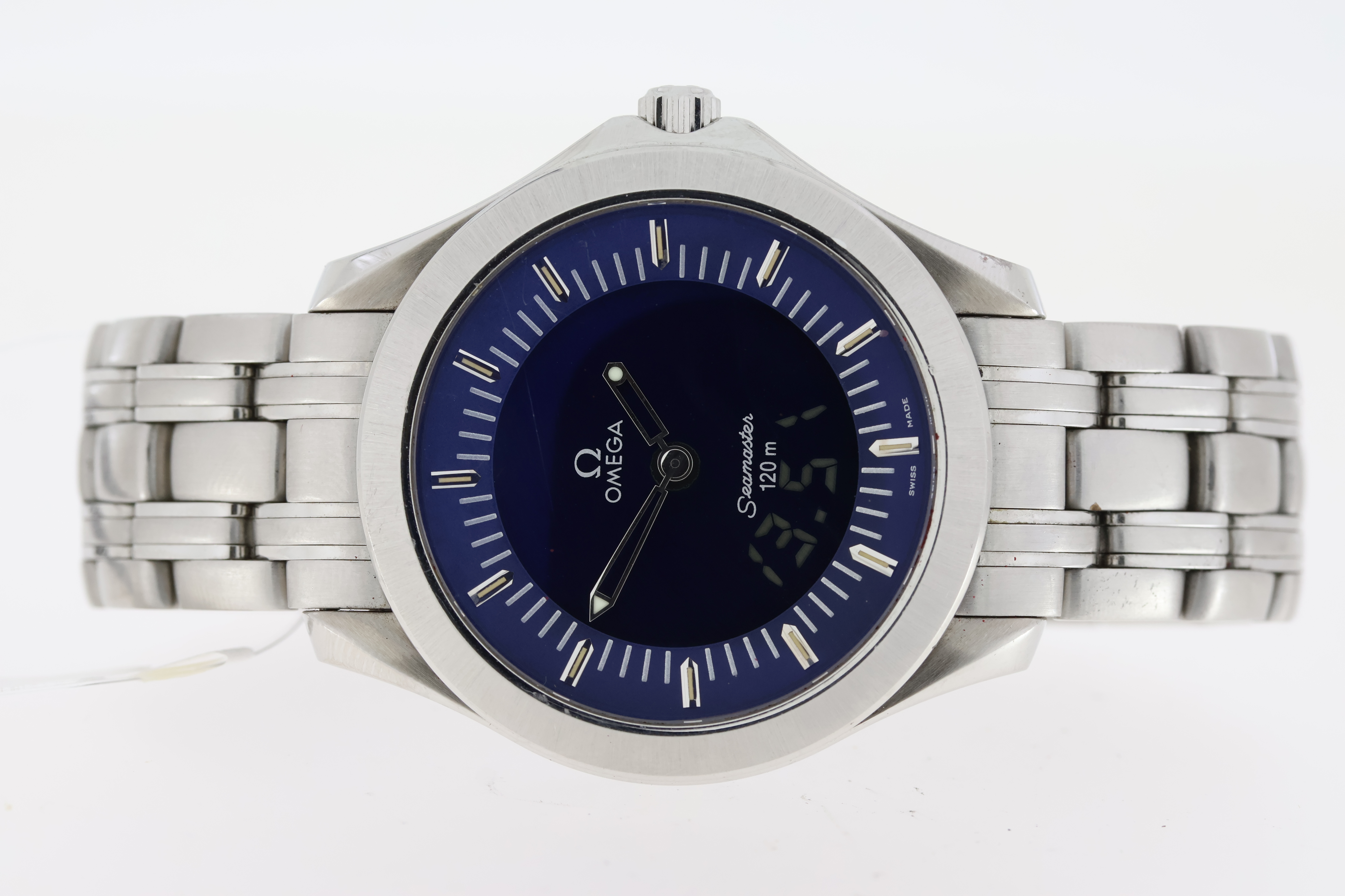 OMEGA SEAMASTER 120M MULTI FUNCTION REFERENCE 2521.81.00 BOX AND PAPERS 2000, circular blue dial - Image 2 of 5