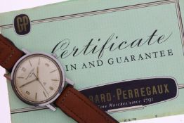 VINTAGE GIRARD PERREGAUX GYROMATIC 39 WITH ASSOCIATED GUARANTEE PAPERS
