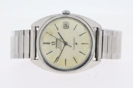 VINTAGE OMEGA CONSTELLATION REFERENCE 168.017 CIRCA 1966, circular silver dial with baton hour