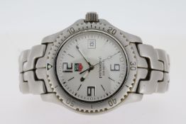 TAG HEUER LINK QUARTZ WATCH REFERENCE WT1112, Professionl 200m. Approx 43mm stainless steel case