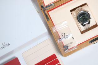 OMEGA SPEEDMASTER '57 GREEN WITH BOX AND PAPERS 2022