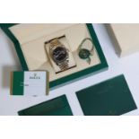 ROLEX DATEJUST 41 WIMBELDON REFERENCE 126333 BOX AND PAPERS 2019, circular grey sunburst dial