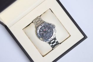 TAG HEUER FORMULA 1 QUARTZ REFERENCE WAU111A / WRP8858 WITH BOX, circular black dial with hour