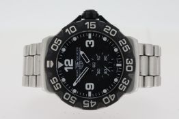 TAG HEUER FORMULA 1 'BIG DATE' QUARTZ WATCH, REFERENCE WAH1010. Approx 44mm stainless steel case