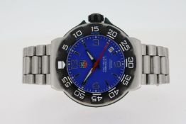TAG HEUER FORMULA 1 QUARTZ WATCH REFERENCE WAC1112-0, Approx 42mm stainless steel case with a