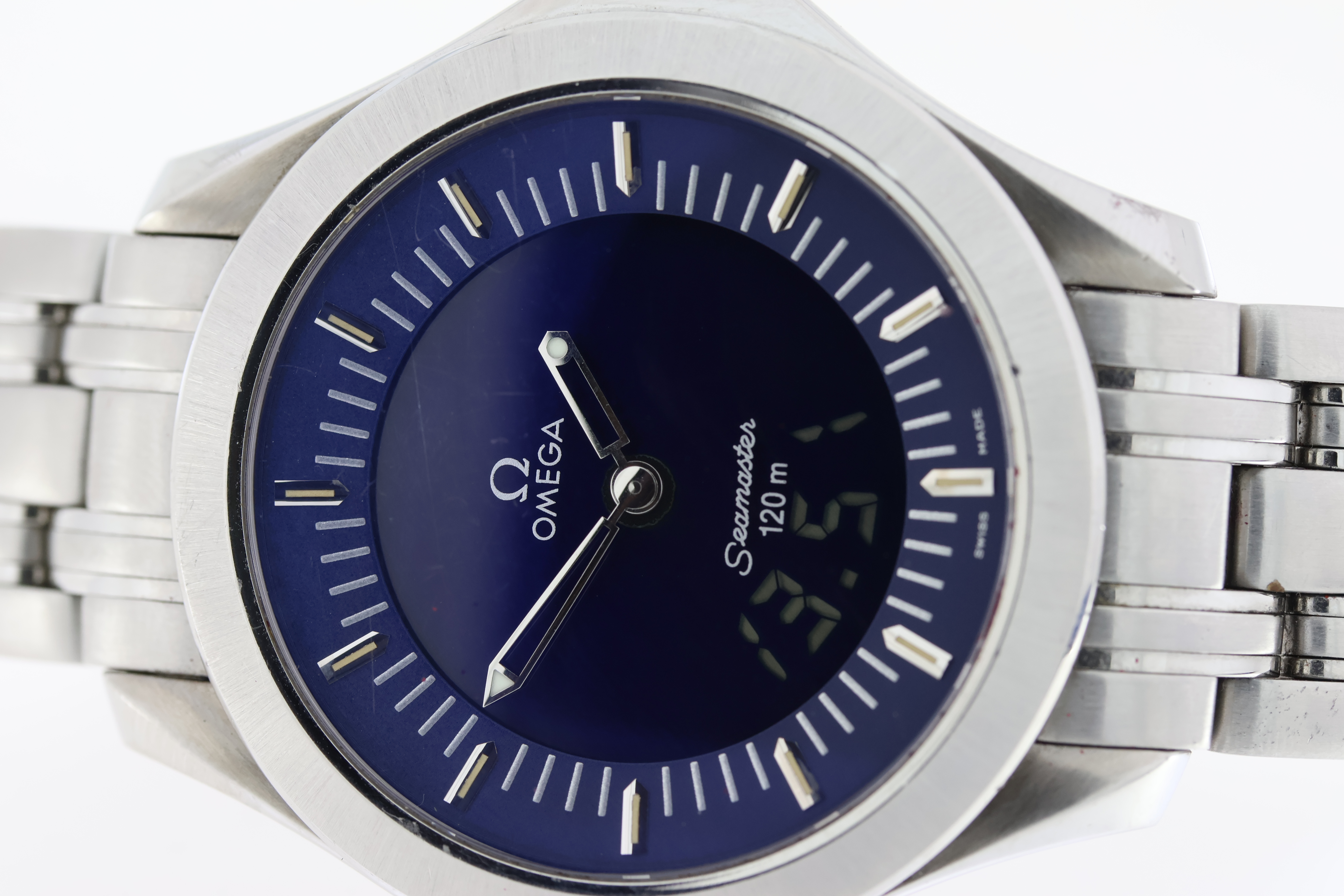 OMEGA SEAMASTER 120M MULTI FUNCTION REFERENCE 2521.81.00 BOX AND PAPERS 2000, circular blue dial - Image 4 of 5