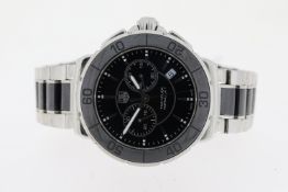TAG HEUER FORMULA 1 CERAMIC CHRONOGRAPH QUARTZ WATCH REFERENCE CAH1210, Approx 41mm stainless