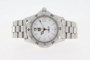TAG HEUER 2000 QUARTZ WATCH W/PAPERS 2010, REFERENCE WK1111-0. Approx 39mm stainless steel case with