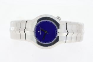 TAG HEUER ALTER EGO REFERENCE WP313-0, circular sunburst blue dial, approx 29mm stainless steel