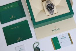 ROLEX DATEJUST 36 BLACK REFERENCE 12634 BOX AND PAPERS 2019