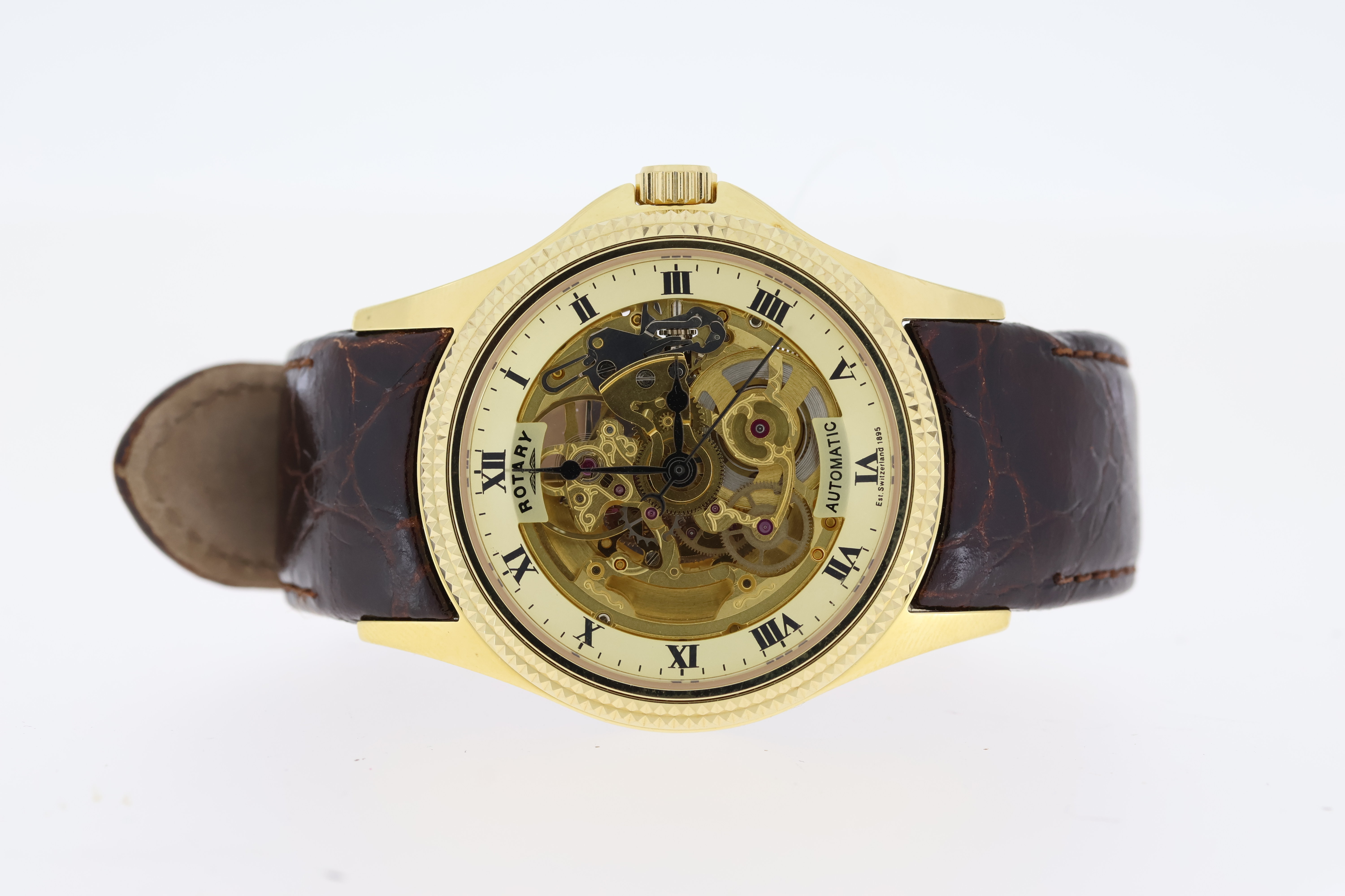 ROTARY OPEN WORK LIMITED EDITION. AUTOMATIC WATCH REFERENCE LE00008/09 W/WATCHWINDER BOX. Approx