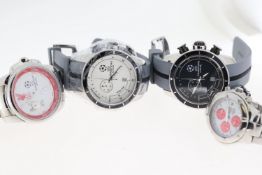 *TO BE SOLD WITHOUT RESERVE* *AS FOUND* JOB LOT OF 4 FOOTBALL QUARTZ WATCHES. 2x champions league