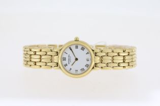LADIES RAYMOND WEIL QUARTZ WATCH REFERENCE 9946. Approx 24mm stainless steel 18k plated case with