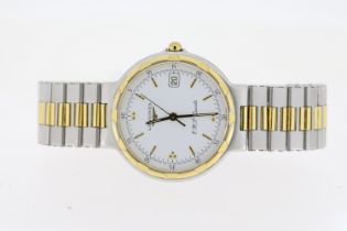LONGINES CONQUEST QUARTZ WATCH W/BOX AND PAPERS 1989, Approx 33mm stainless steel case with a snap
