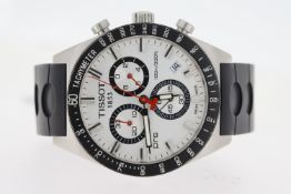 TISSOT PRS515 QUARTZ CHRONOGRAPH WATCH REFERENCE T044417A, Approx 42mm stainless steel case with a