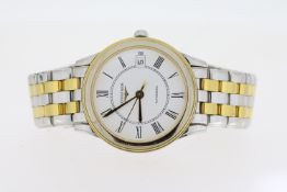 LONGINES FLAGSHIP AUTOMATIC WATCH REFERENCE L4.774.3. Approx 36mm stainless steel case with a