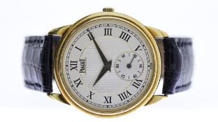 18CT PIAGET GOUVERNEUR REFERENCE 15968 WITH BOX