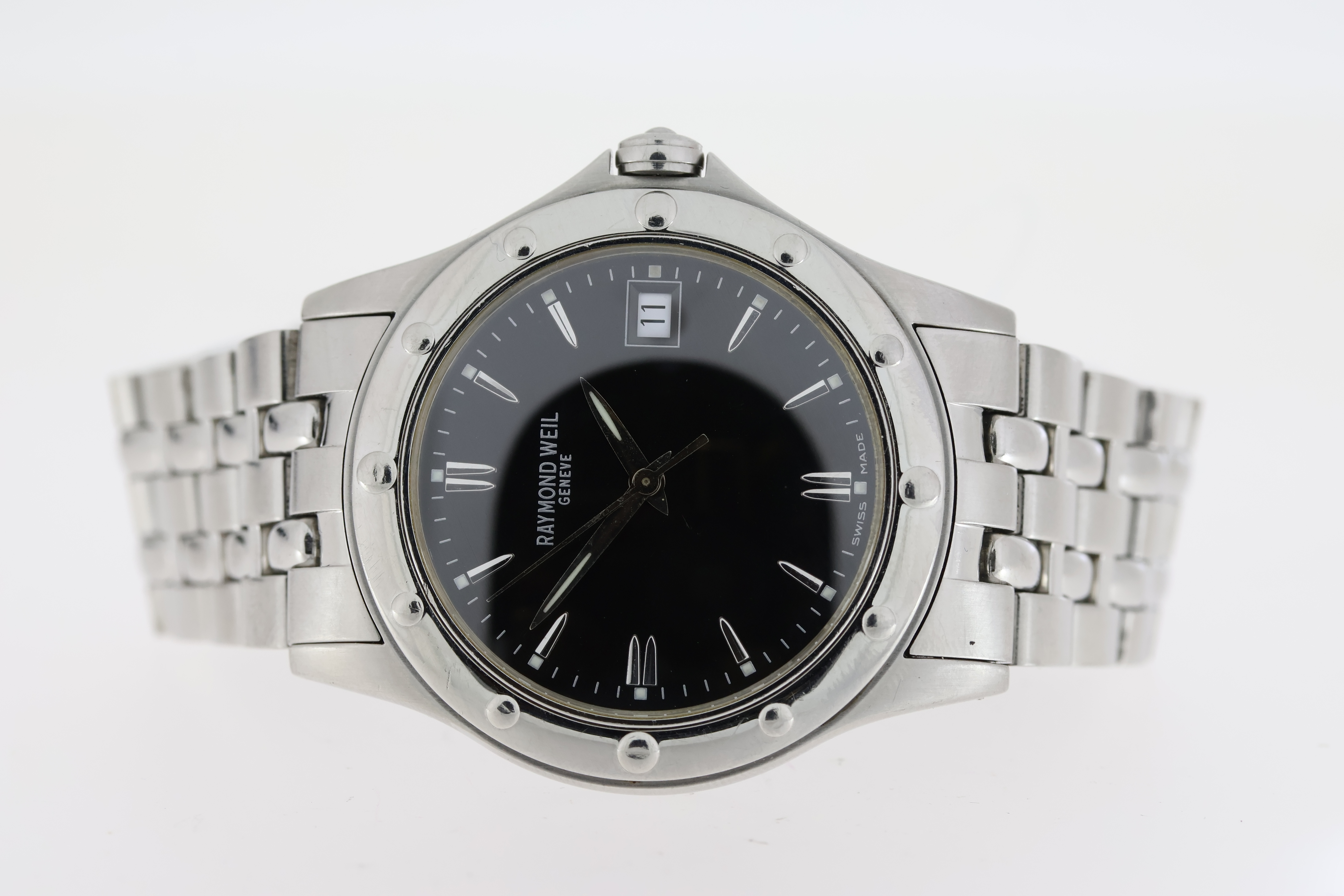 RAYMOND WEIL TANGO QUARTZ WATCH REFERENCE 5590, Approx 38mm stainless steel case with a snap on case
