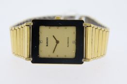 LADIES RADO FLORENCE QUARTZ WATCH REFERENCE 204.3630.2, Approx 25mm stainless steel square case with