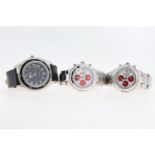 *TO BE SOLD WITHOUT RESERVE* *AS FOUND* JOB LOT OF 3 QUARTZ SPORTS WATCHES. 1x Slazenger 2x