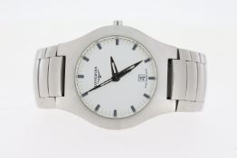 LONGINES OPOSITION QUARTZ WATCH REFERENCE L3.617.4, W/BOX. Approx 36mm stainless steel case with a