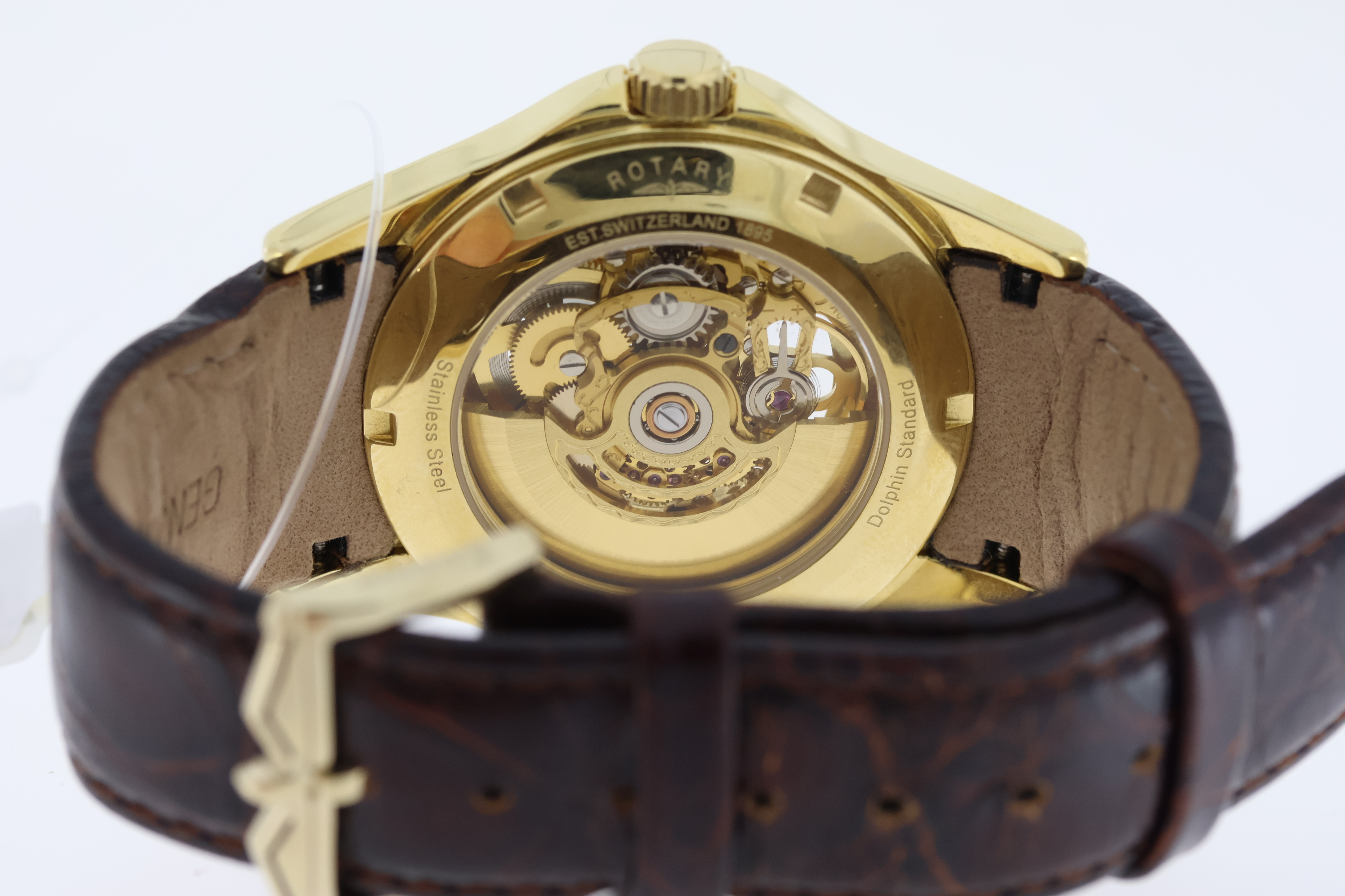 ROTARY OPEN WORK LIMITED EDITION. AUTOMATIC WATCH REFERENCE LE00008/09 W/WATCHWINDER BOX. Approx - Image 2 of 2