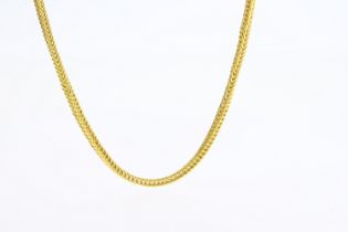 High Carat Yellow Gold Box Chain, 7.67g, marked 96.5%, tested as high carat
