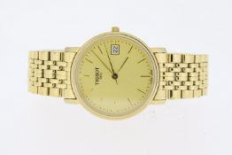 VINTAGE TISSOT T-CLASSIC QUARTZ WATCH REFERENCE T870/970, Approx 34mm stainless steel gold tone