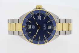 Tag Heuer Formula 1 'Blusey' WAZ1120 bi colour stainless steel and gold plated Date Quartz