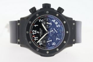 Hublot Super B Black Magic Flyback Chronograph B 1926.12 Flyback Chronograph, quickset date Automati