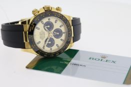Rolex Very Rare Cosmograph Daytona 'Pikachu' Dial 116518LN 18ct Yellow Gold Automatic Papers