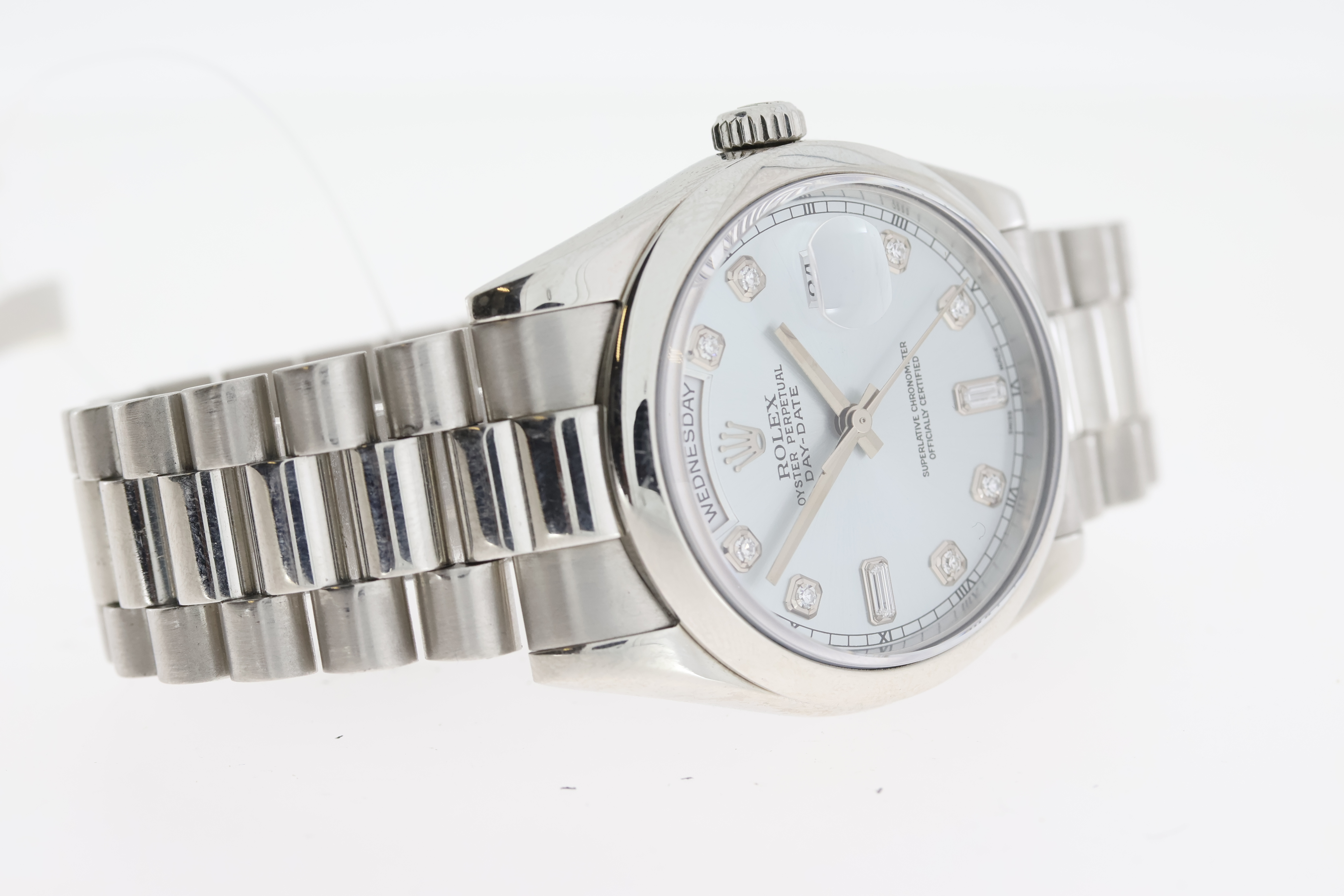 Rolex Day Date 36 Platinum Diamond Dial 118206 Automatic - Image 3 of 6