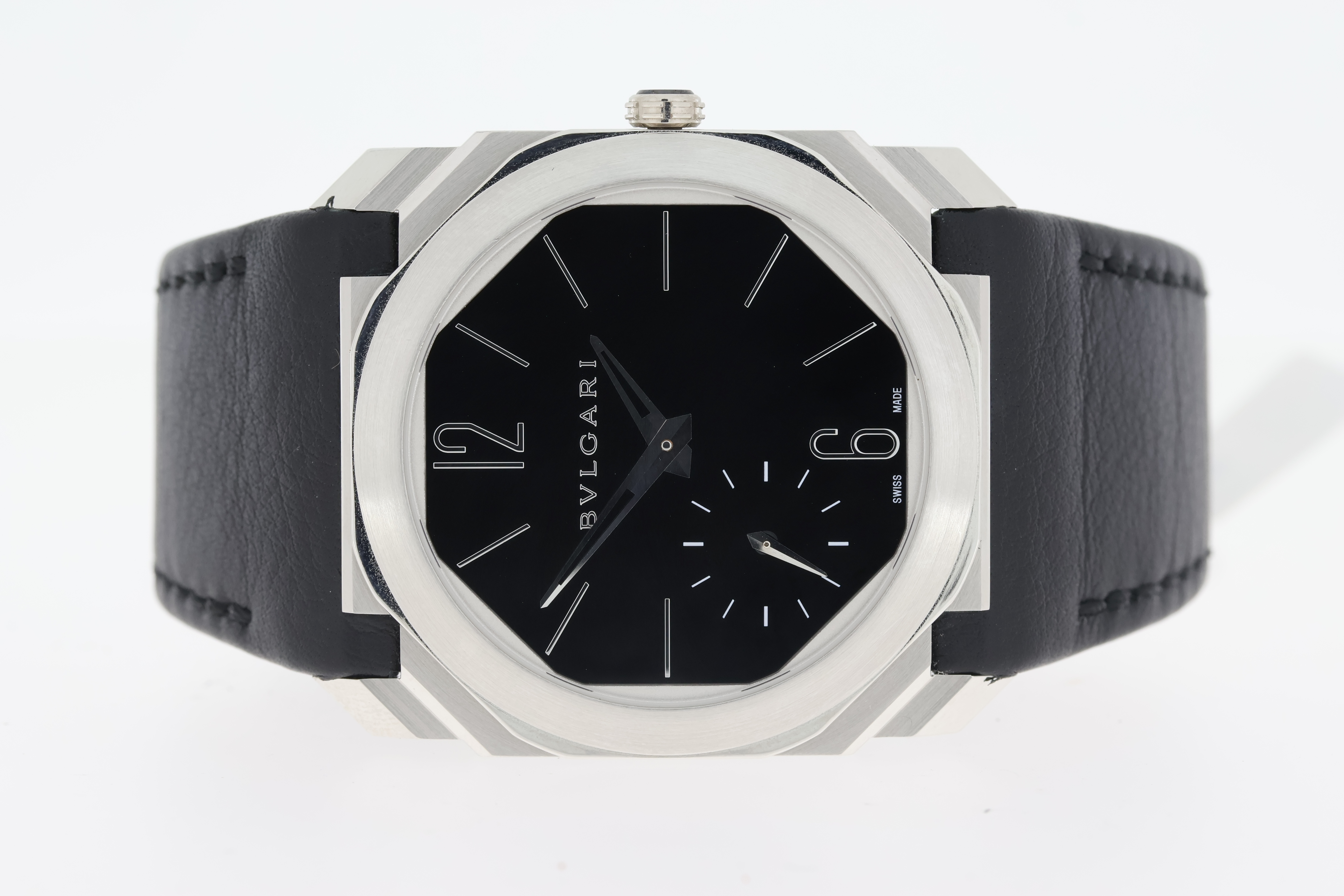 Bulgari Octo Finissimo Ultra Thin Platinum 102028 Manual Wind with Box and Papers - Image 2 of 5