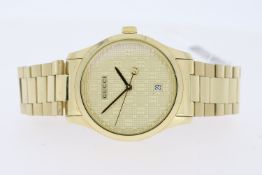 Gucci G-Timeless 126.4 Quick Set Date Quartz