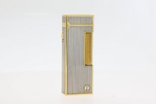 DUNHILL 925 SILVER ROLLAGAS , gilt detail, signed and marked 925, working