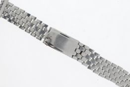 Vintage Rolex 15mm RD874089 1950's WAB Jubilee watch bracelet. 18mm Lug width. Pre-Daytona. (Made