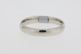 Palladium, 4mm Plain Wedding Ring, 4.67g