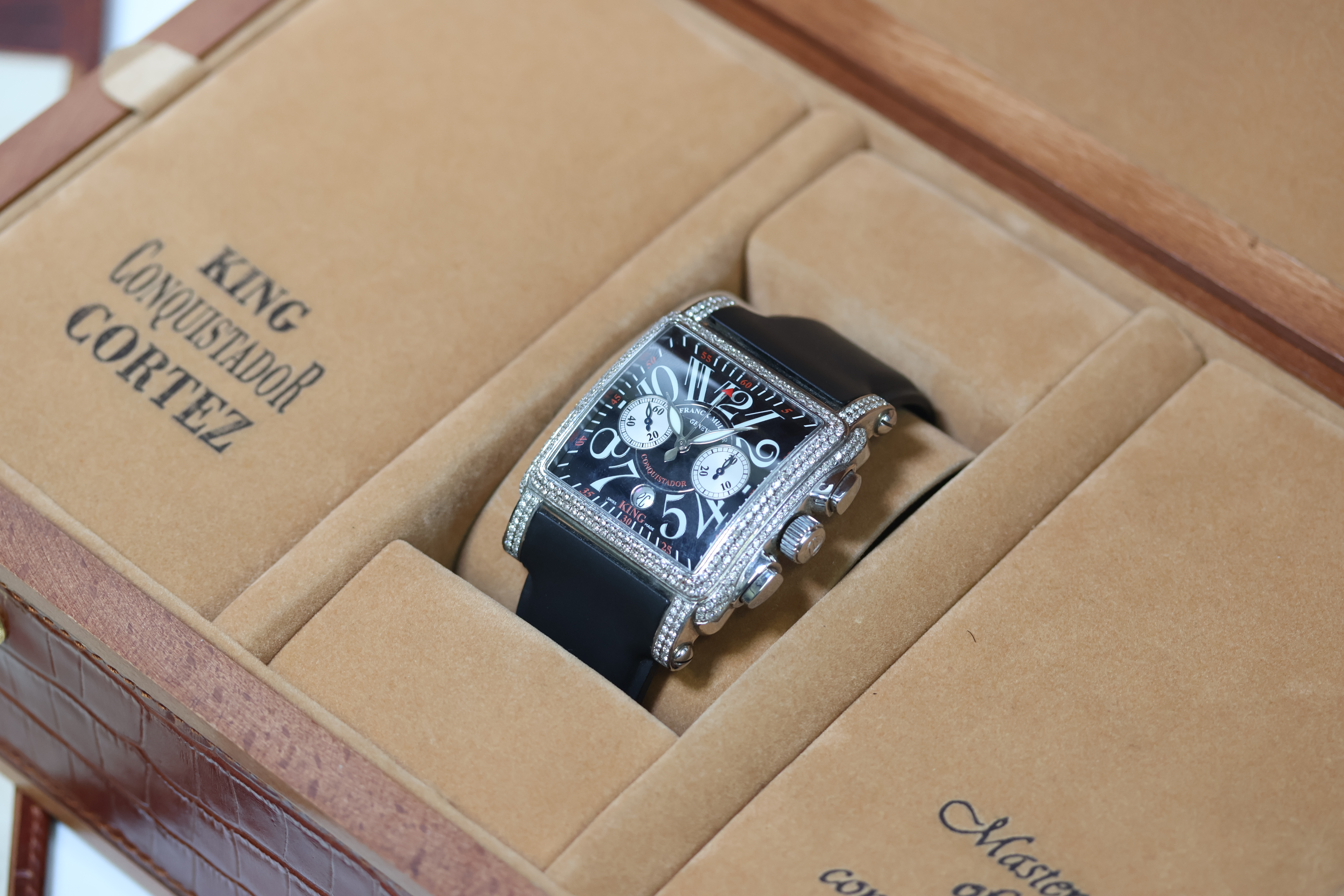 FRANCK MULLER CONQUISTADOR CORTEZ KING Chronograph Automatic with box and Papers - Image 3 of 9