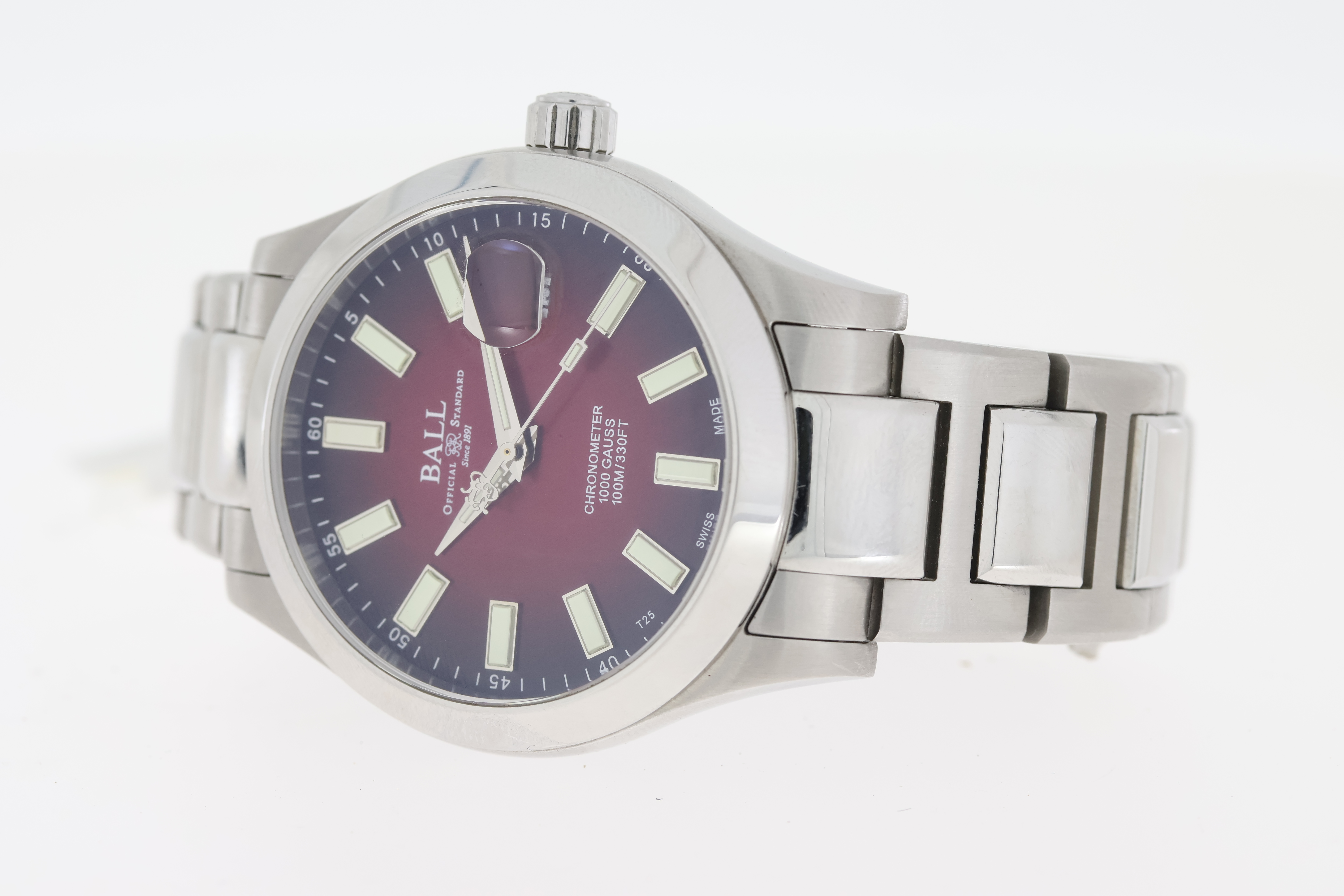 Ball Engineer III Maverlight Date Automatic with box and Papers - Image 3 of 6