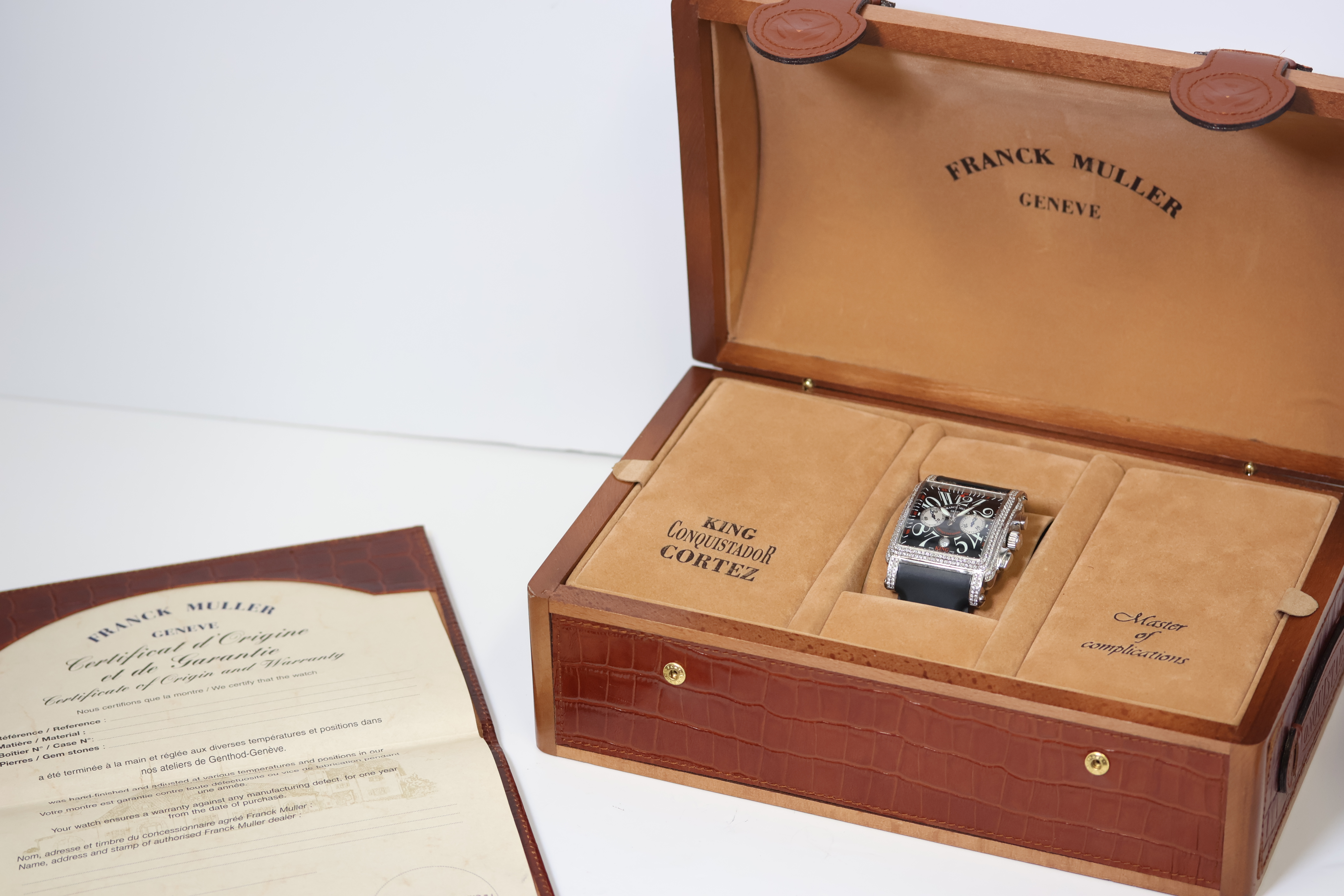 FRANCK MULLER CONQUISTADOR CORTEZ KING Chronograph Automatic with box and Papers - Image 2 of 9